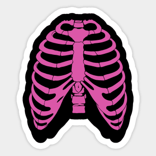 Pink ribs Sticker